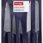 Prestige 5 Piece Knife Set & Chopping Board